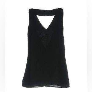 Dressy C/MEO Collective sleeveless black top